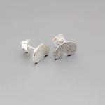 Tiny Texturized Sterling Si..